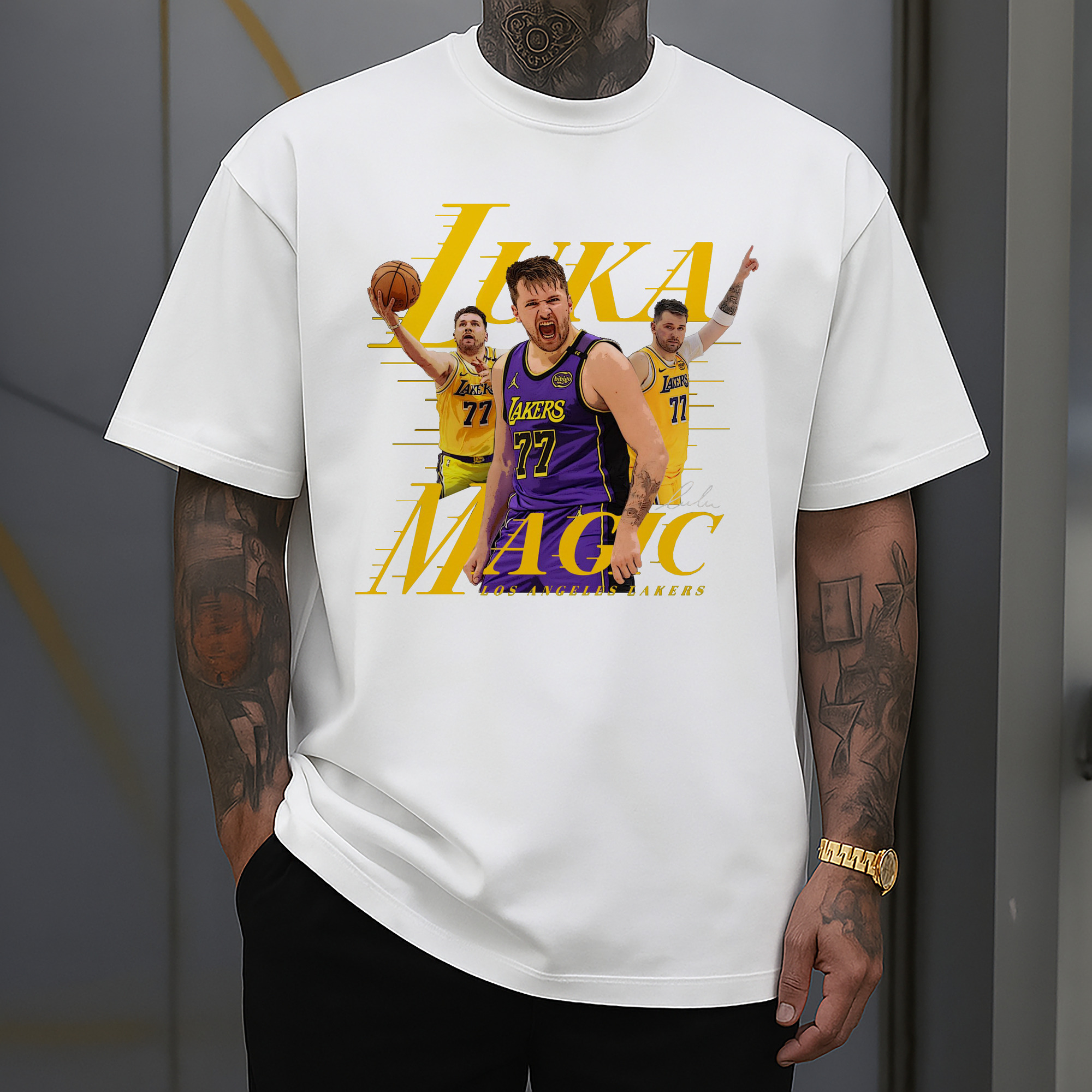 Luka Magic 77 Lakers Jersey Shirt