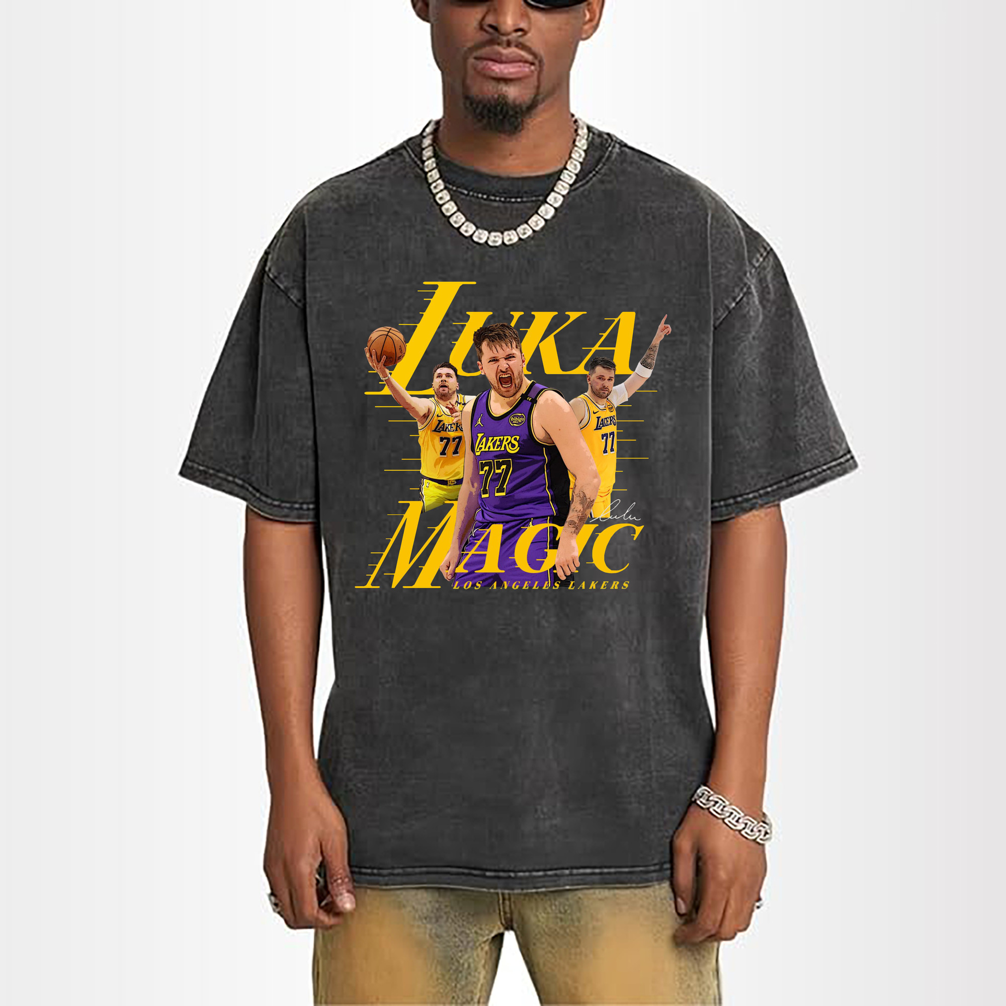 Luka Magic 77 Lakers Jersey Shirt