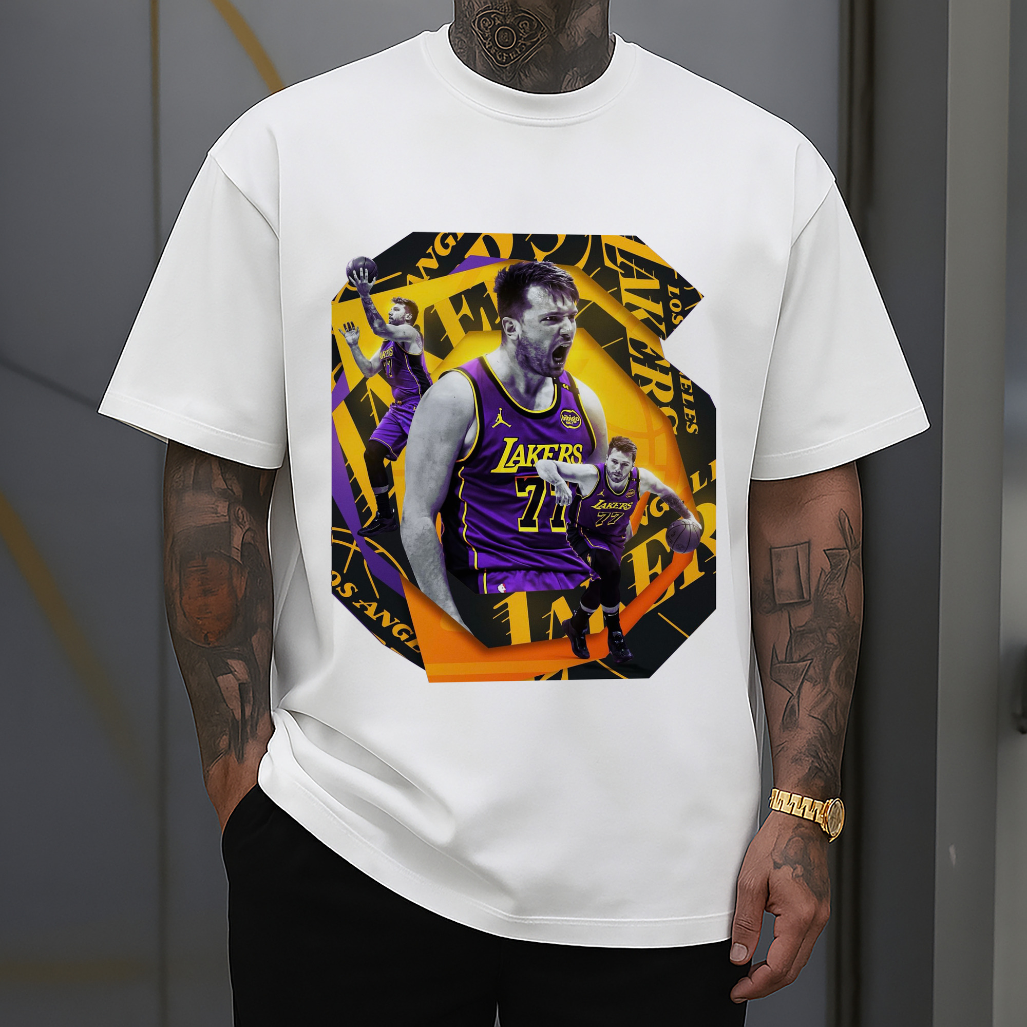 Luka Dončić Lakers Roses bloom Shirt