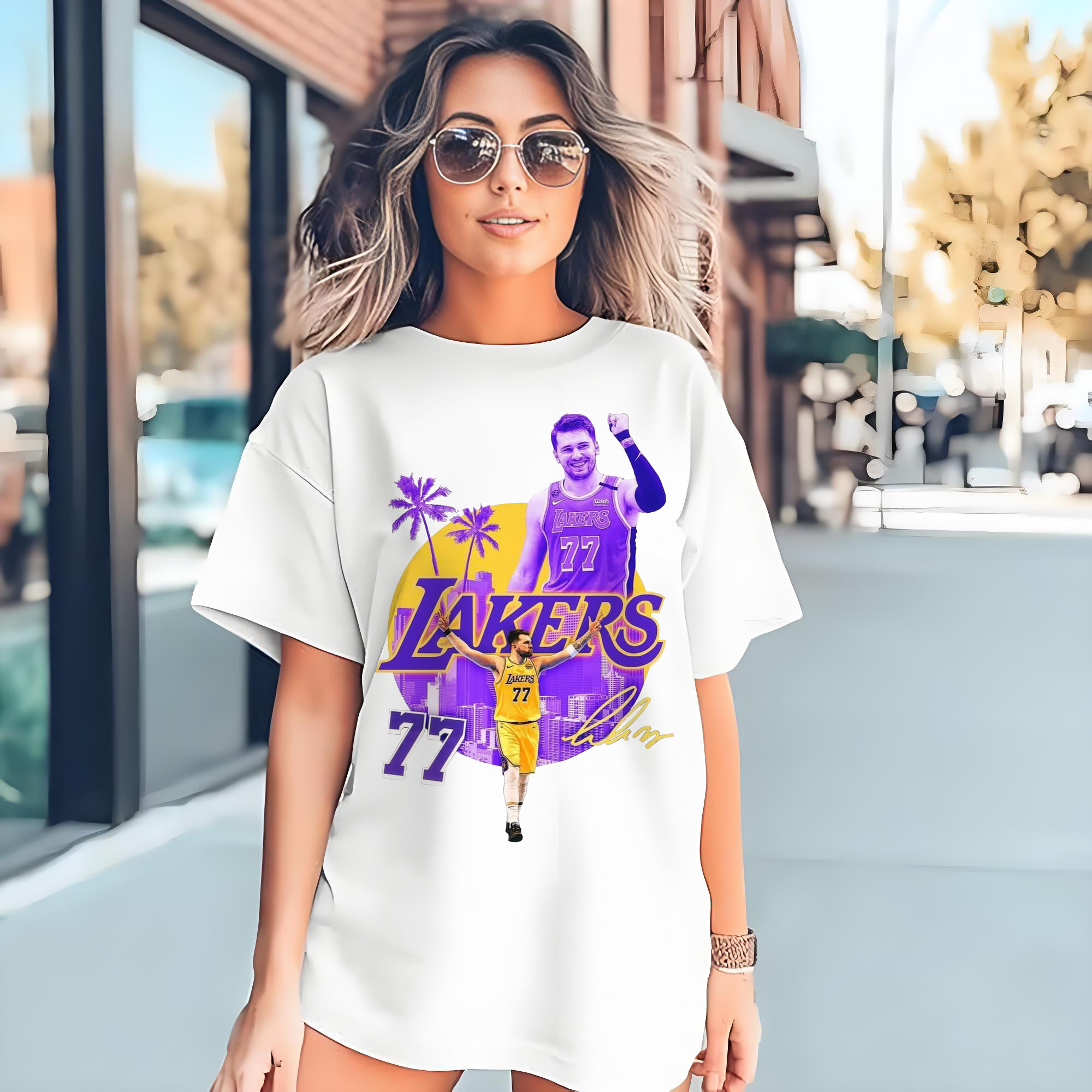Luka Dončić Los Angeles City Shirt