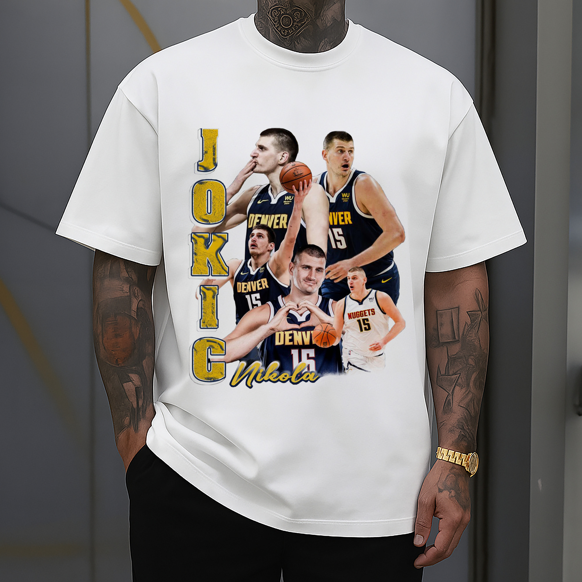 Nikola Jokić “Heart Hands” Tribute Shirt