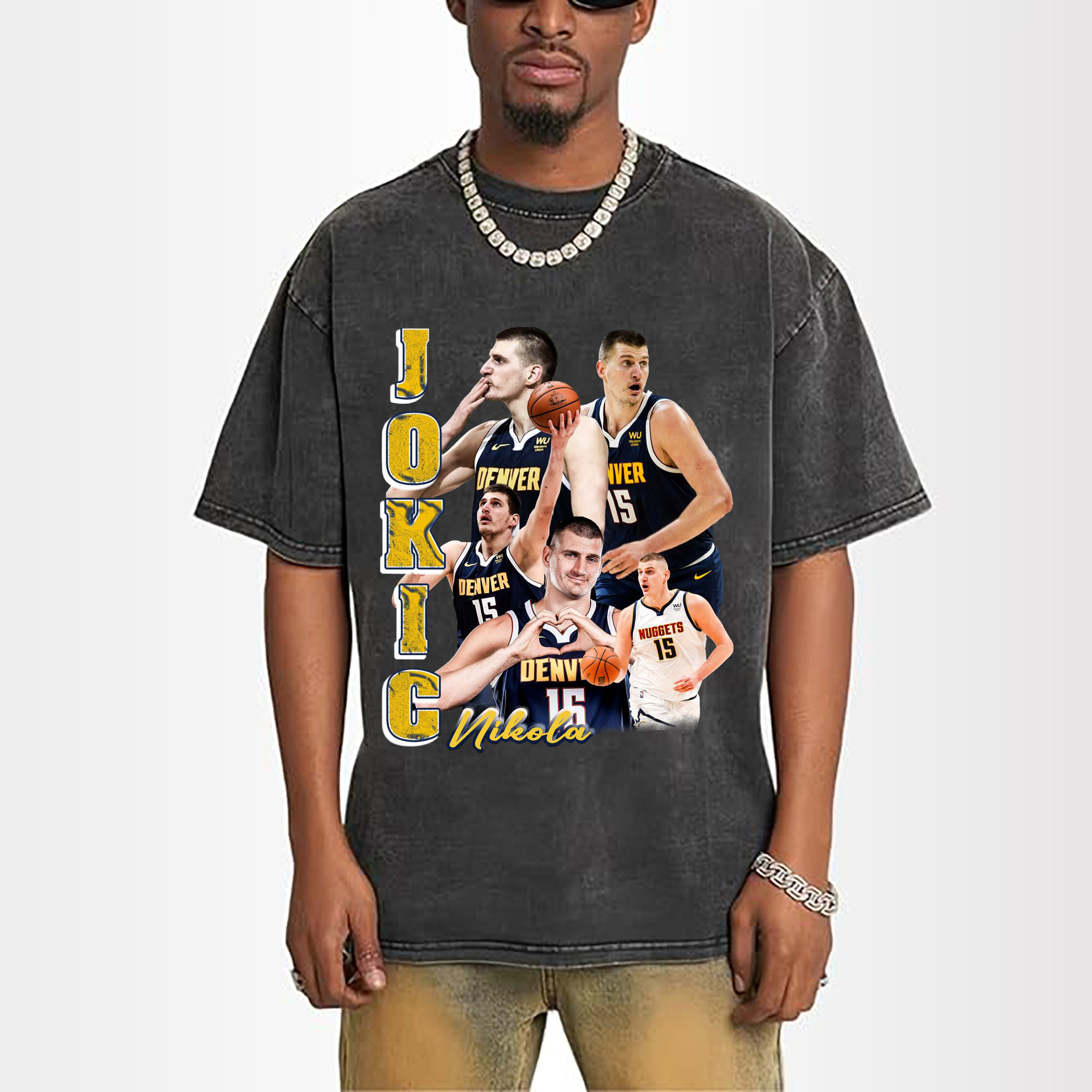 Nikola Jokić “Heart Hands” Tribute Shirt