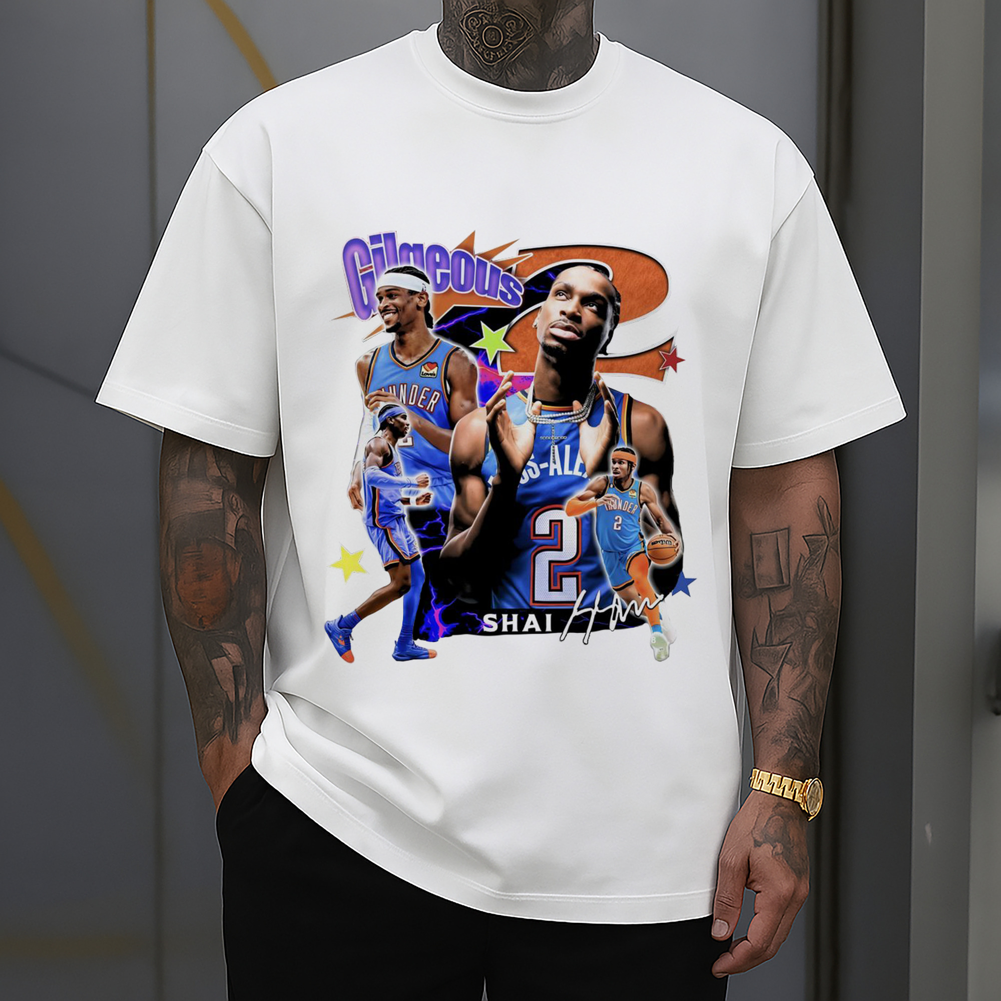 SGA Thunder #2 Player  Streetstyle Shirt