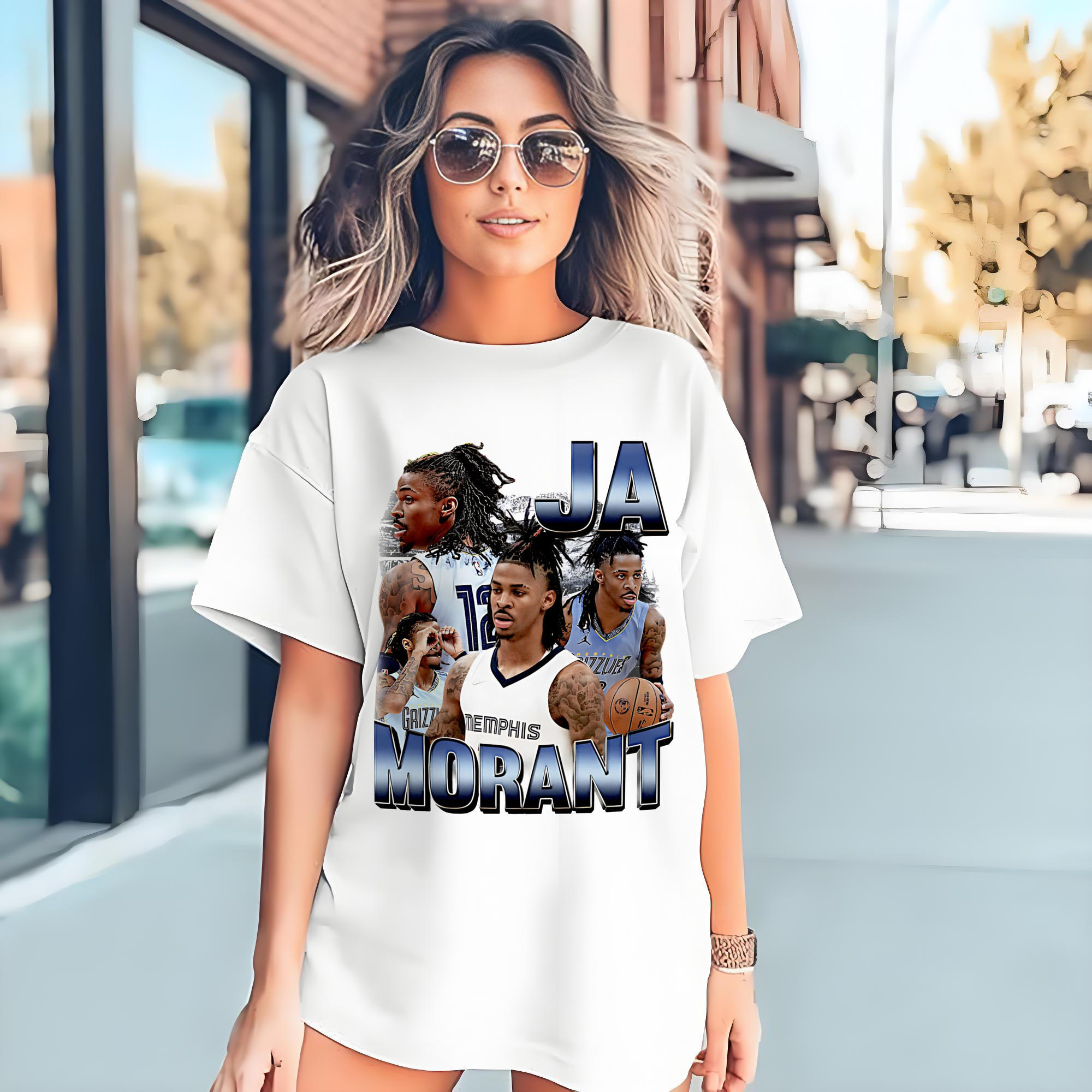 Ja Morant Street King Explosive Grizzlies Graphic Shirt