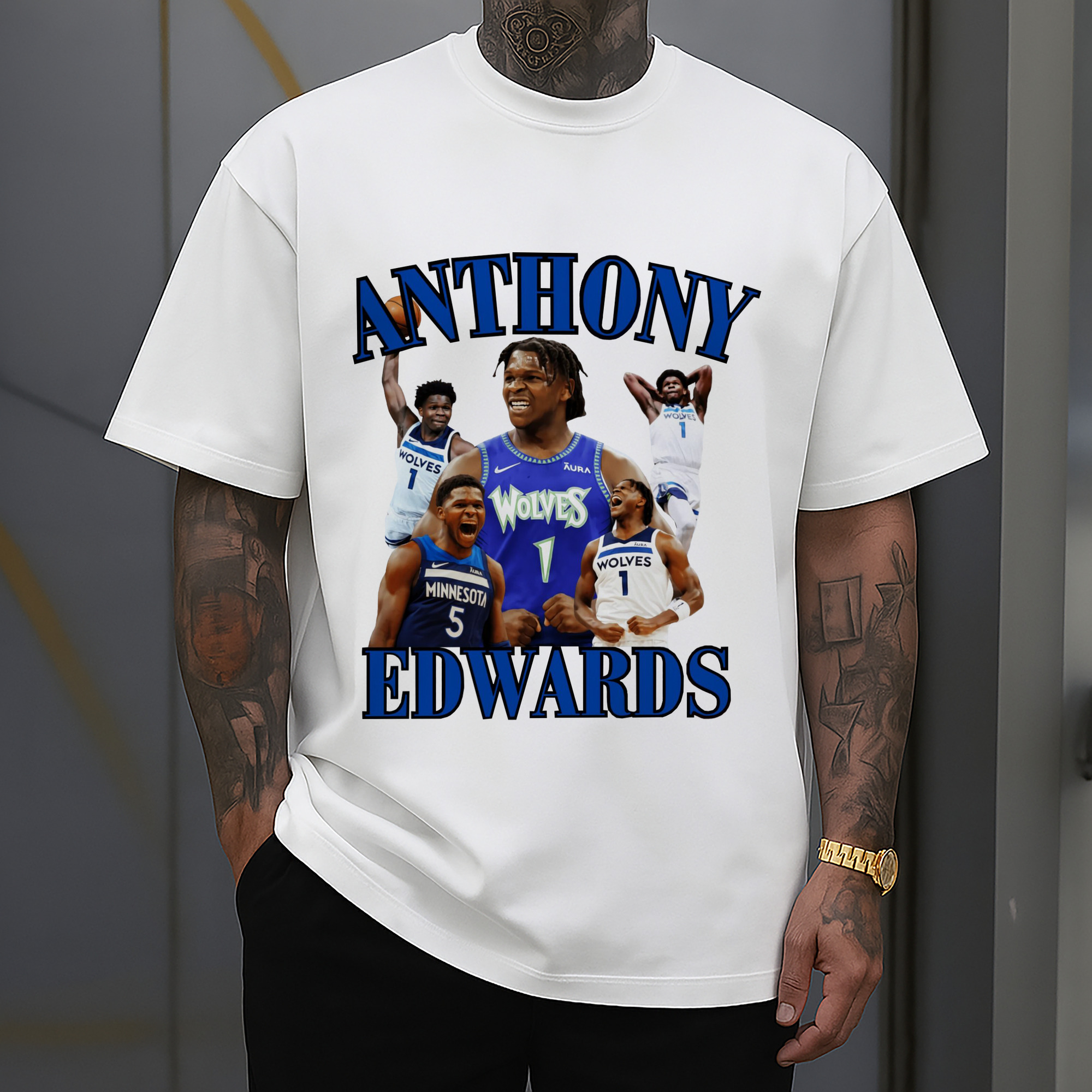 Anthony Edwards Wolves Legacy Shirt– Minnesota #1
