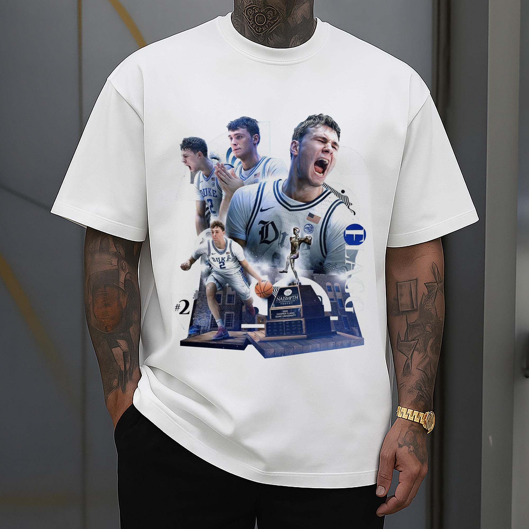 Cooper Flagg NCAA 2025 Player of the Year Shirt