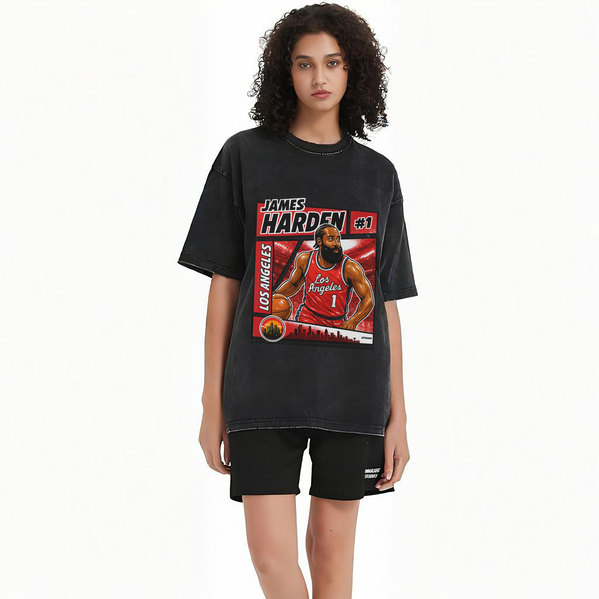 James Harden #1 Los Angeles Cartoon Shirt