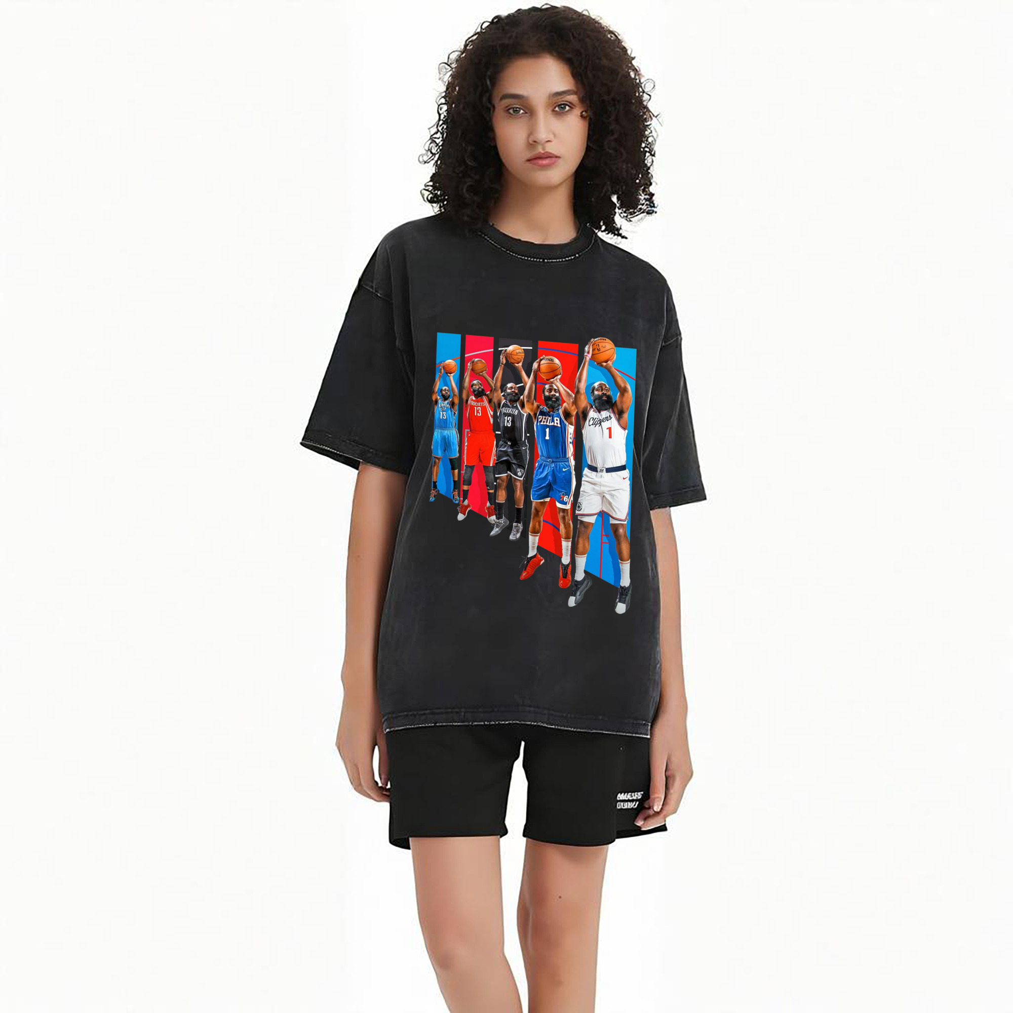 Harden Shooting Form History All Time Great NBA Shirt