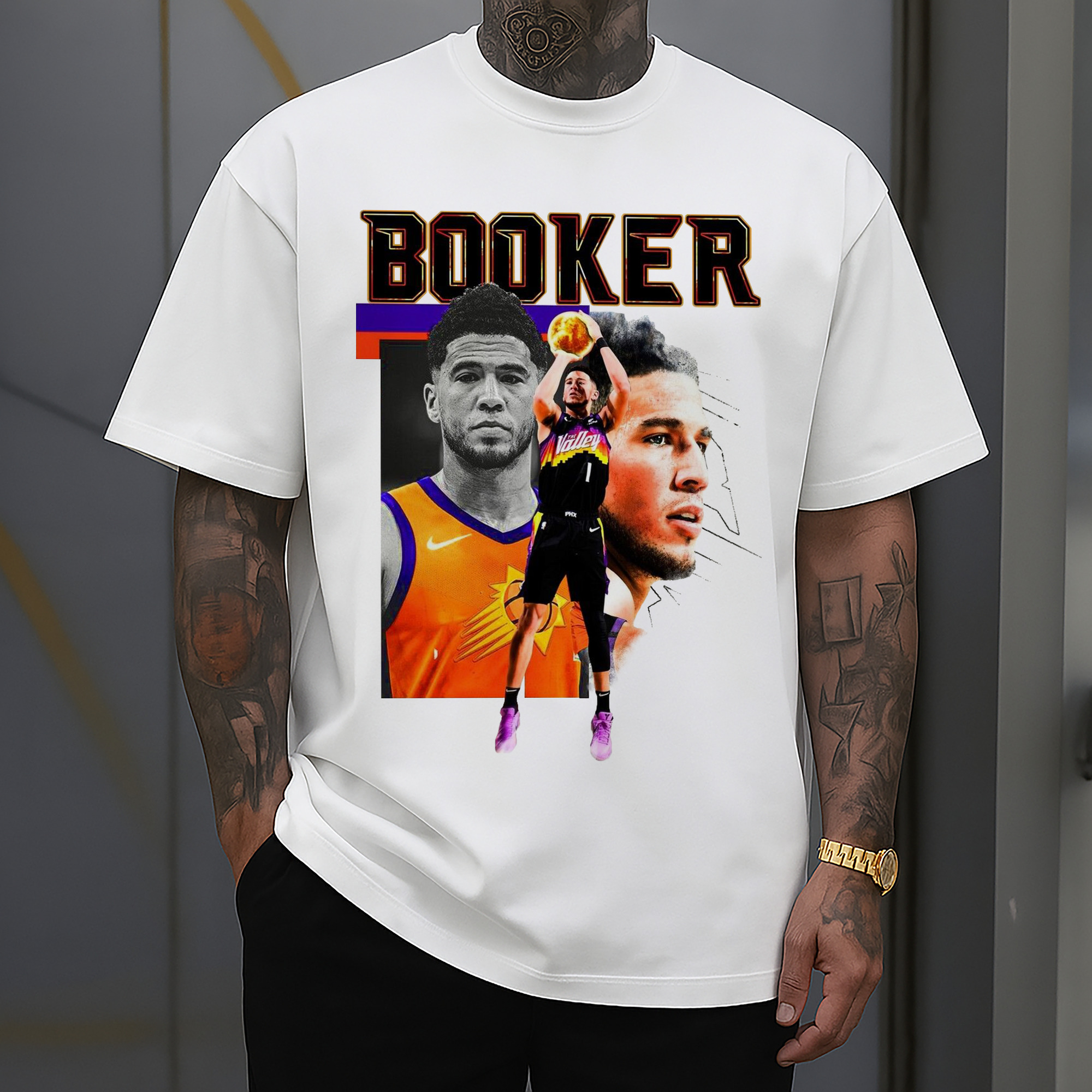 Devin Booker Jump Shot Poster Shirt