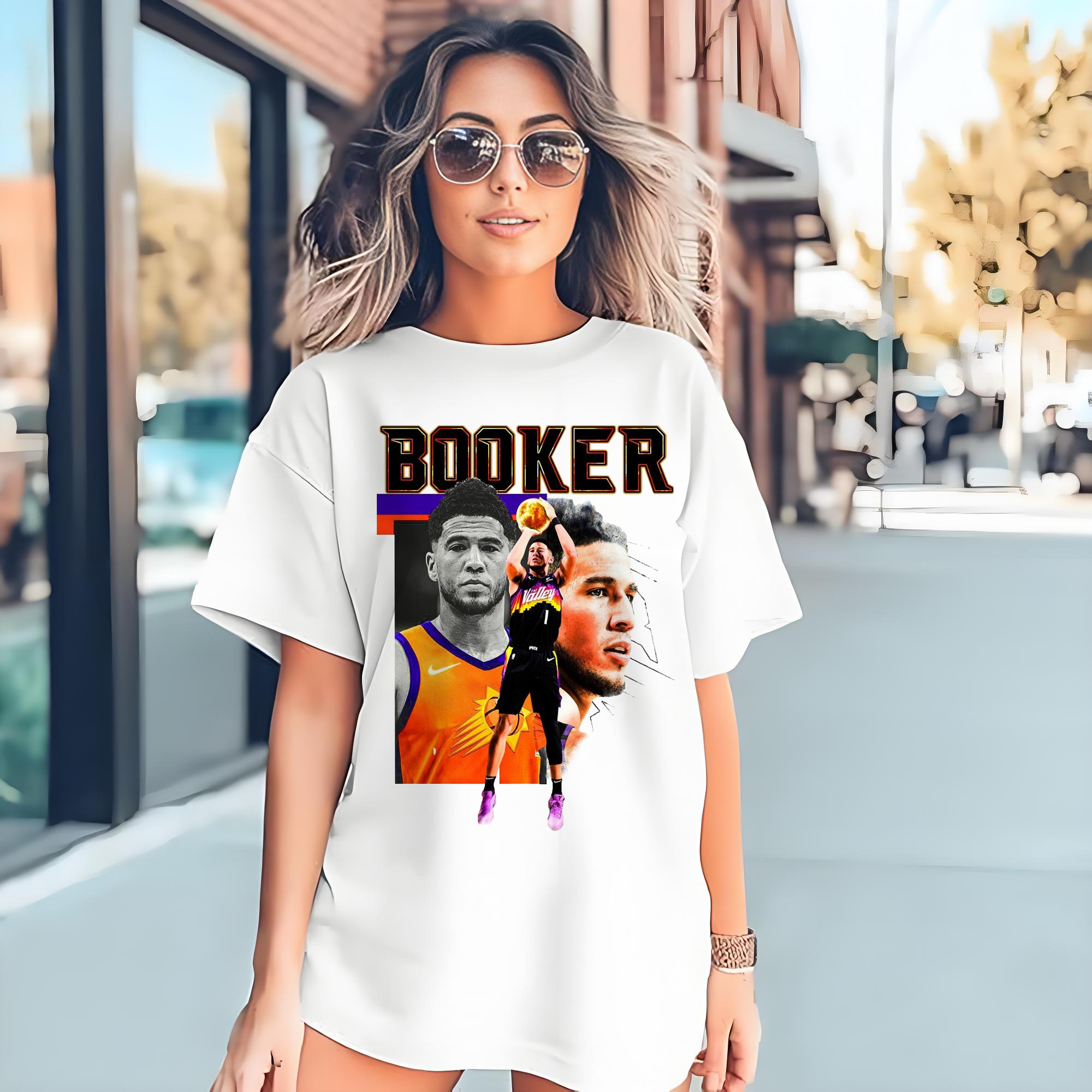 Devin Booker Jump Shot Poster Shirt