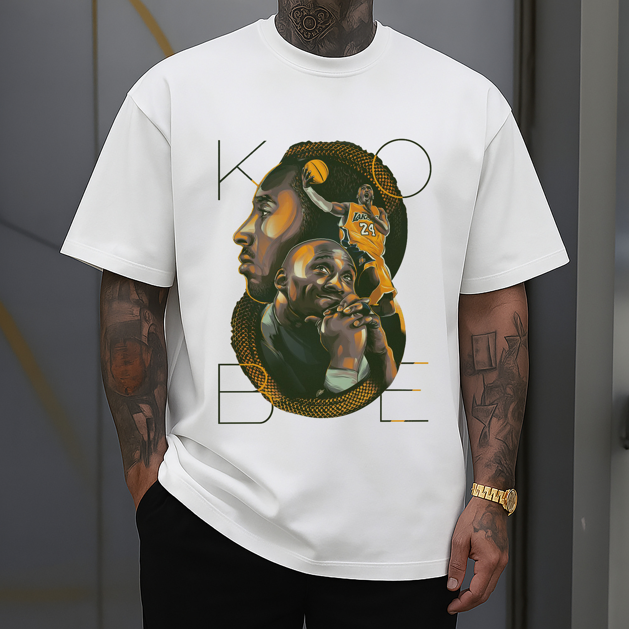 Kobe Bryant “Mamba Mentality” Tribute Shirt