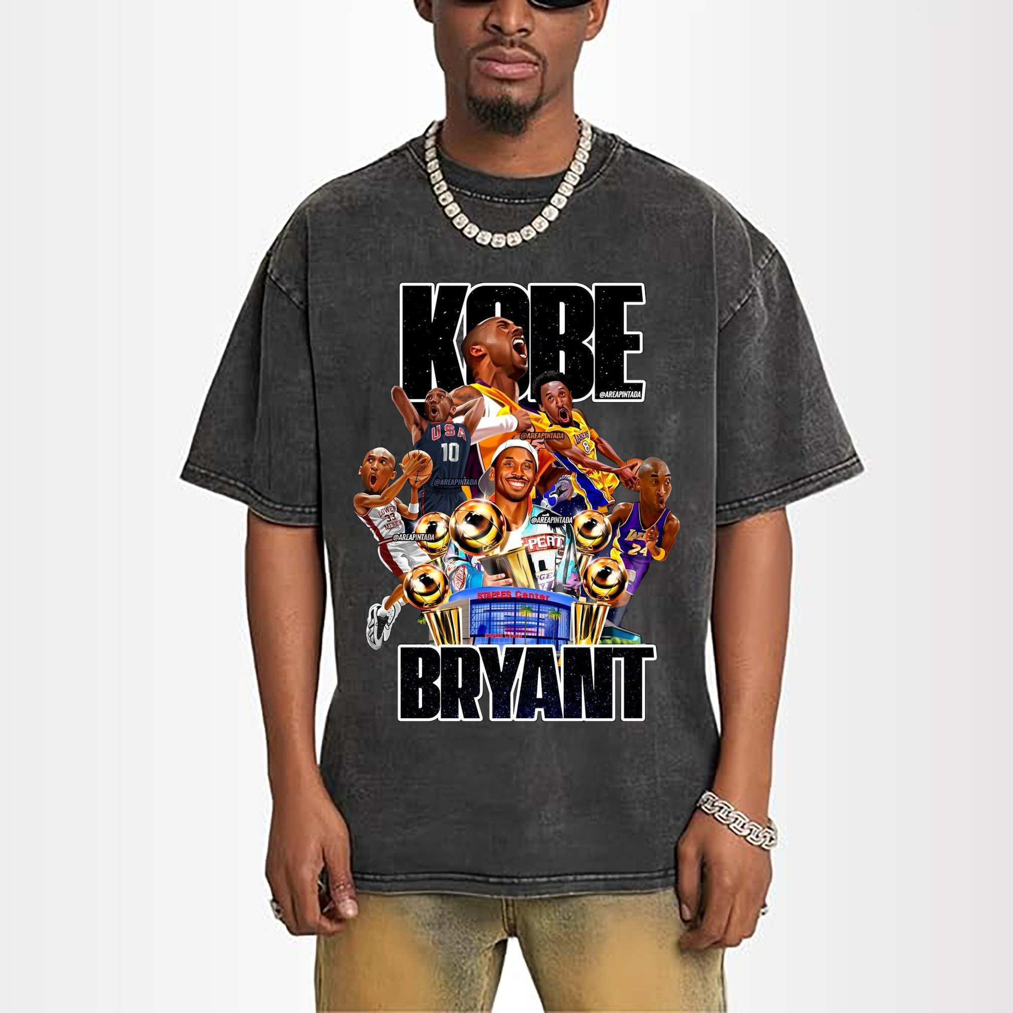 Kobe Bryant's five titles at Crypto.com Arena Shirt