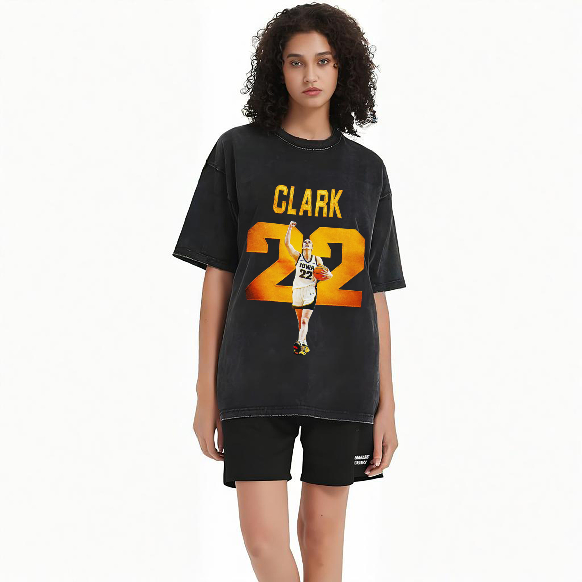 Caitlin Clark #22 Iowa Hawkeyes College Basketball Tee