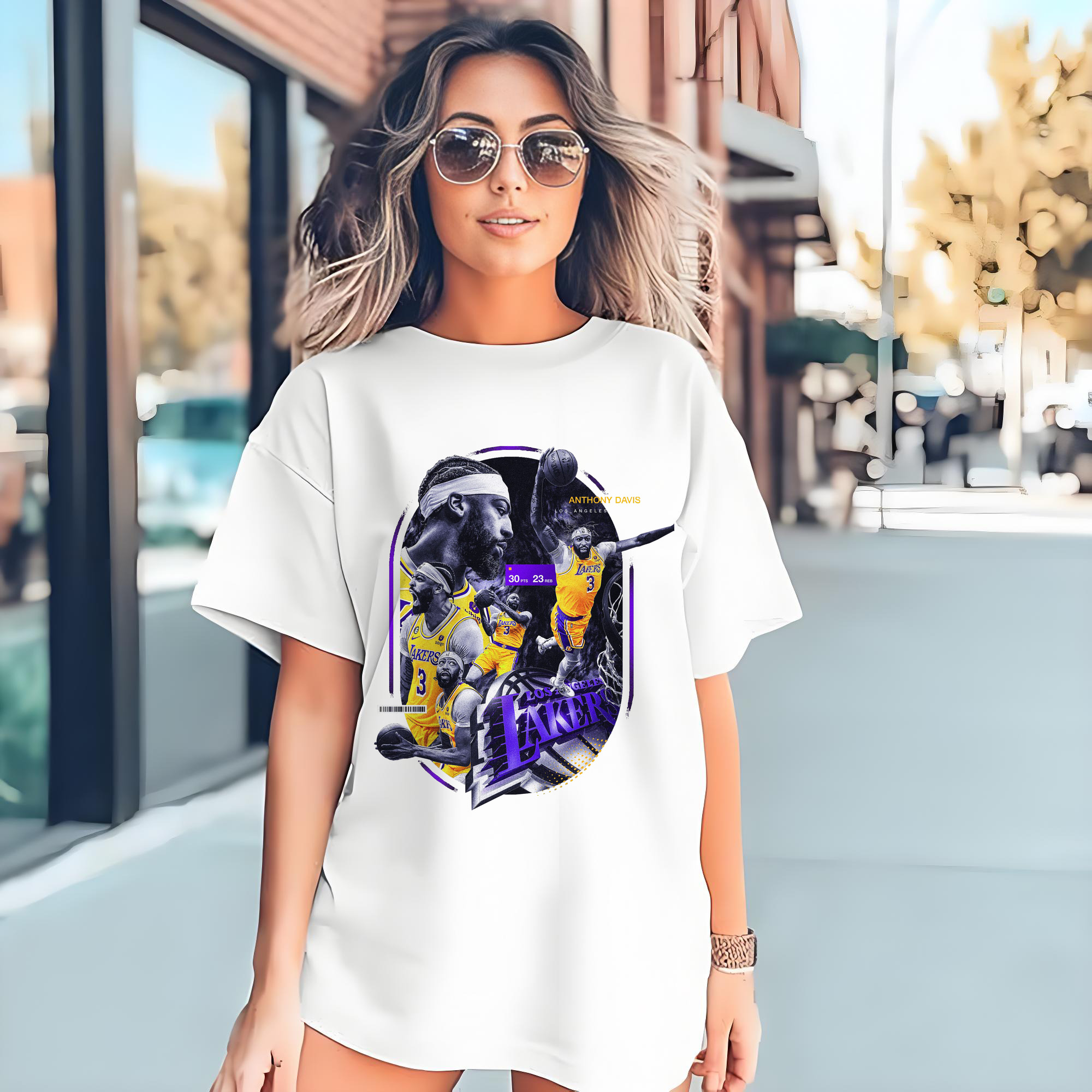 Anthony Davis 30 Points 23 Rebounds Lakers Shirt