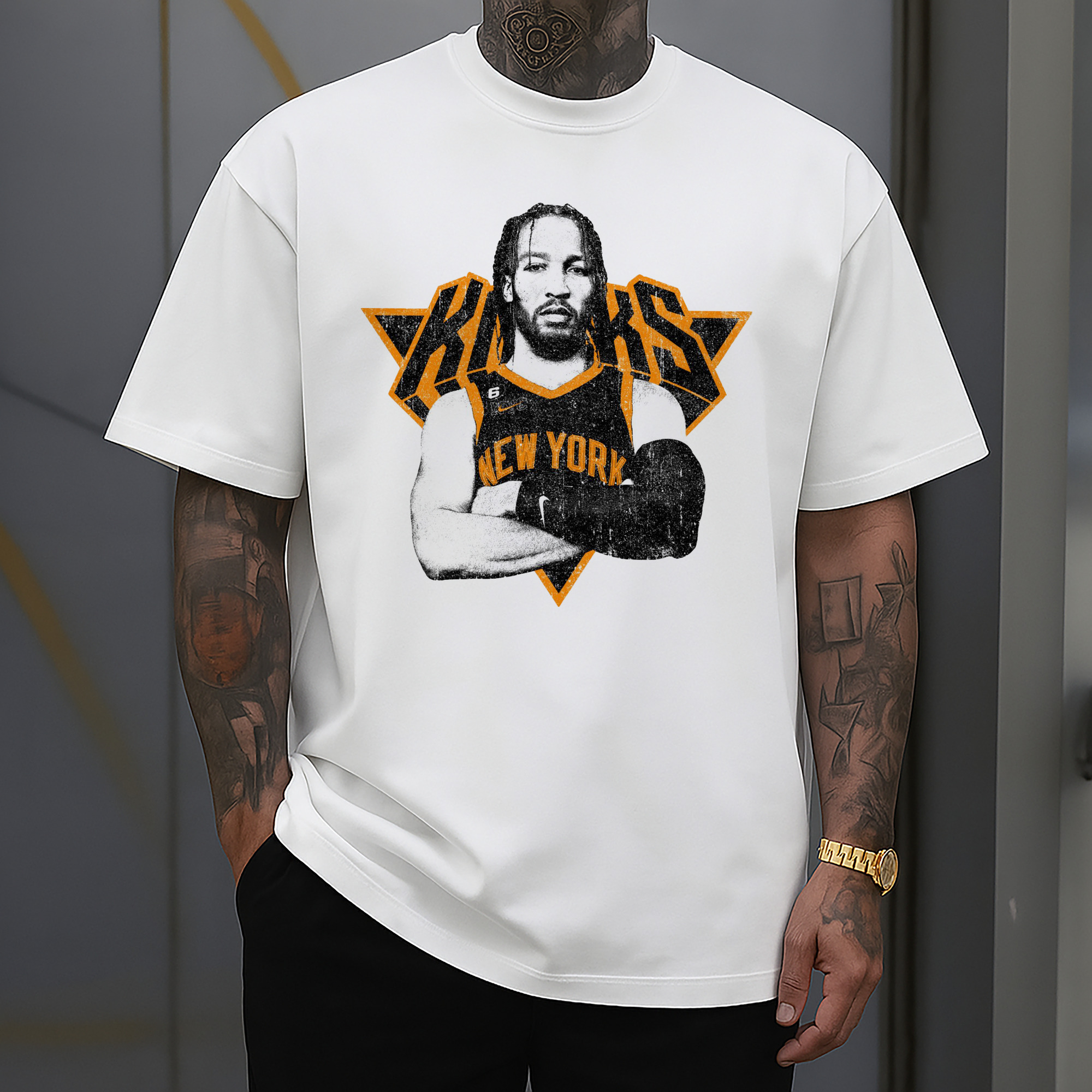 Brunson x NYC Hardcore Streetball Graphic Shirt
