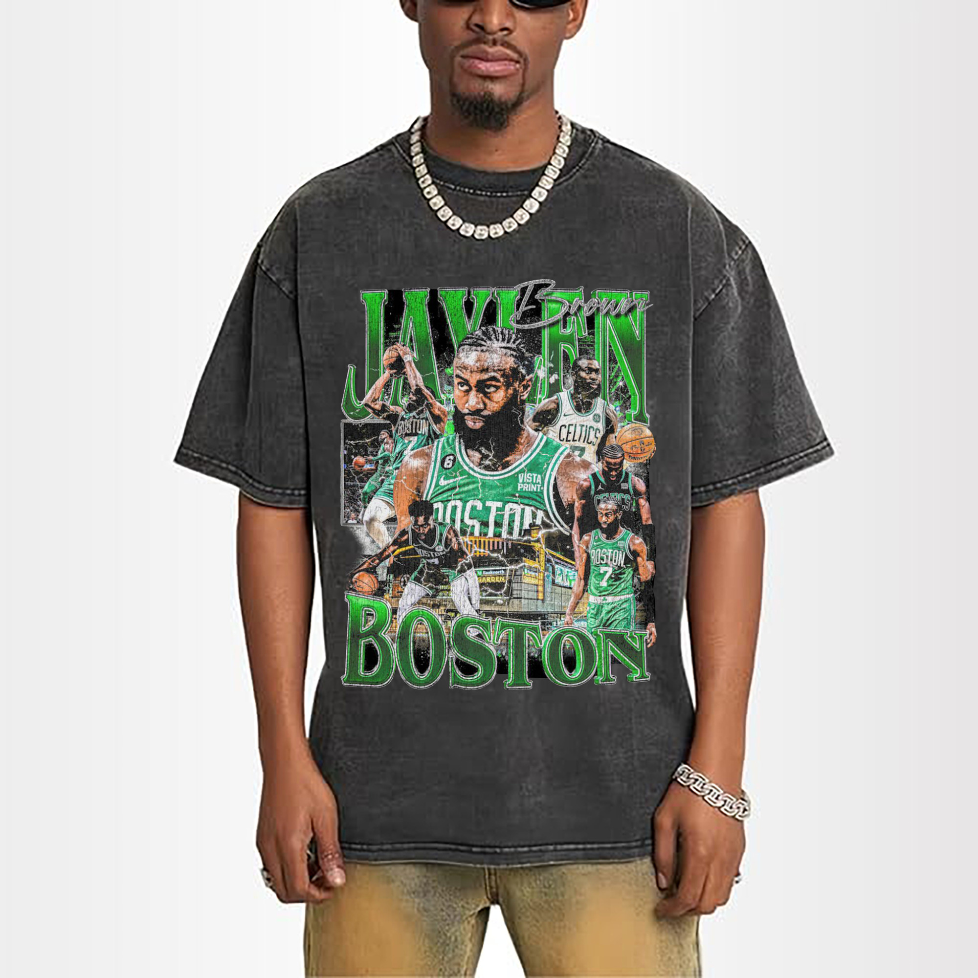 “TD Garden Demon” Jaylen Brown Vintage Shirt
