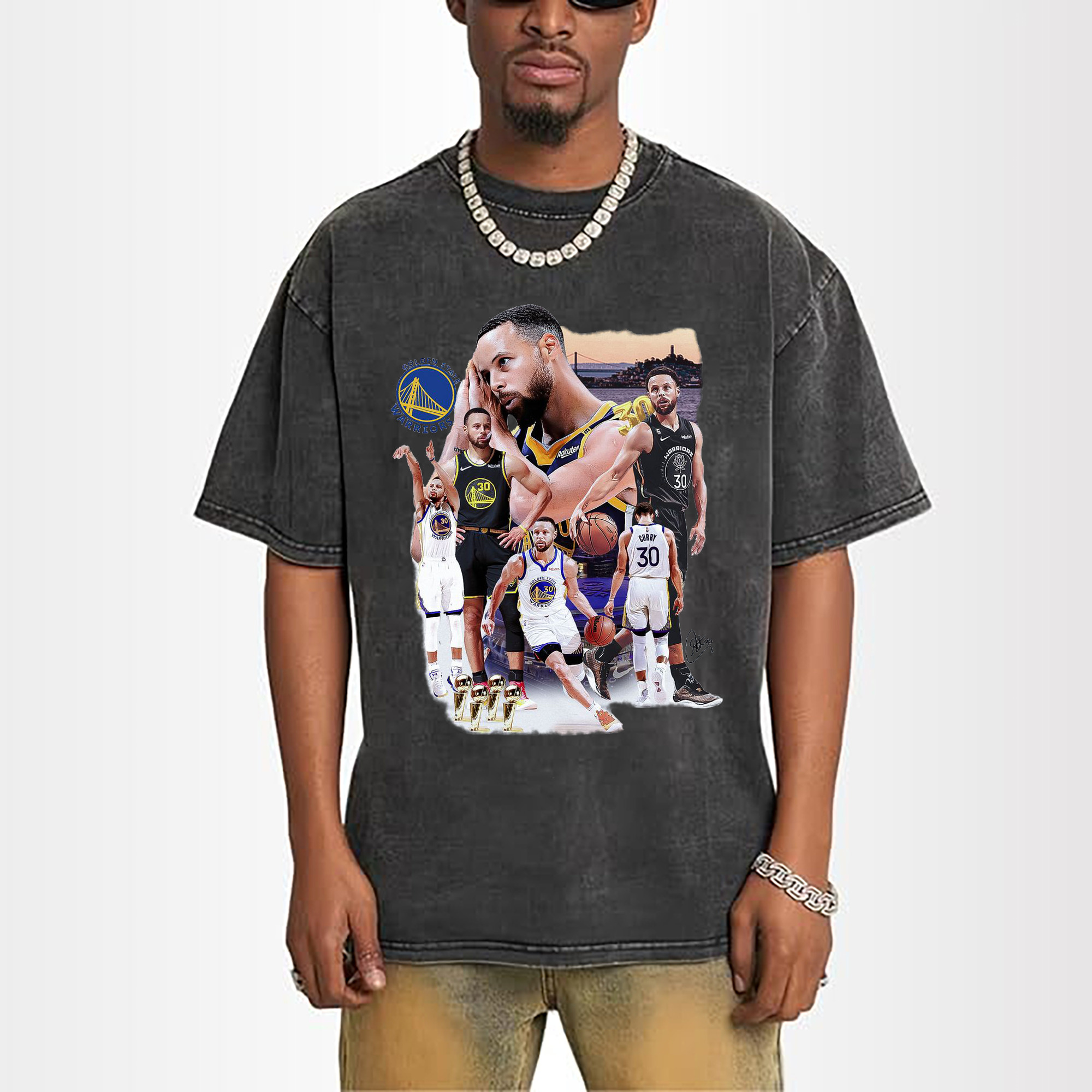 Stephen Curry 4×Championship Journey Shirt