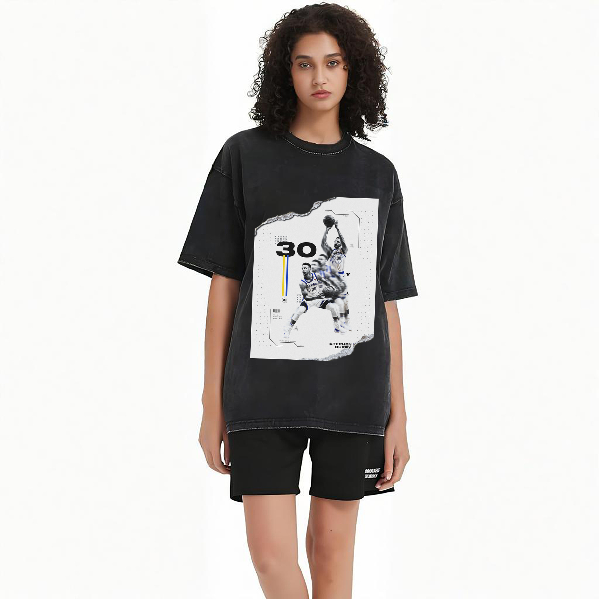 Stephen Curry #30 Shred Art Shirt