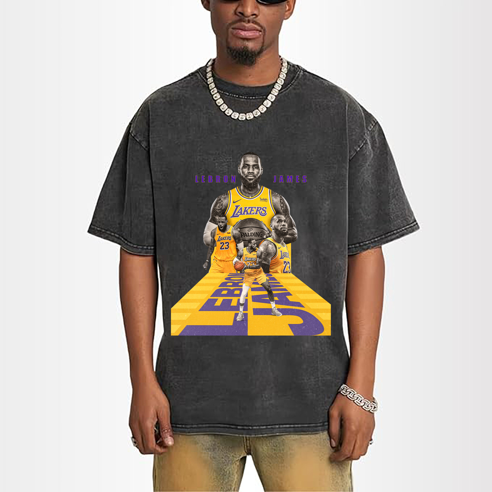 LeBron James #23 Lakers Shirt                    rs Tunnel