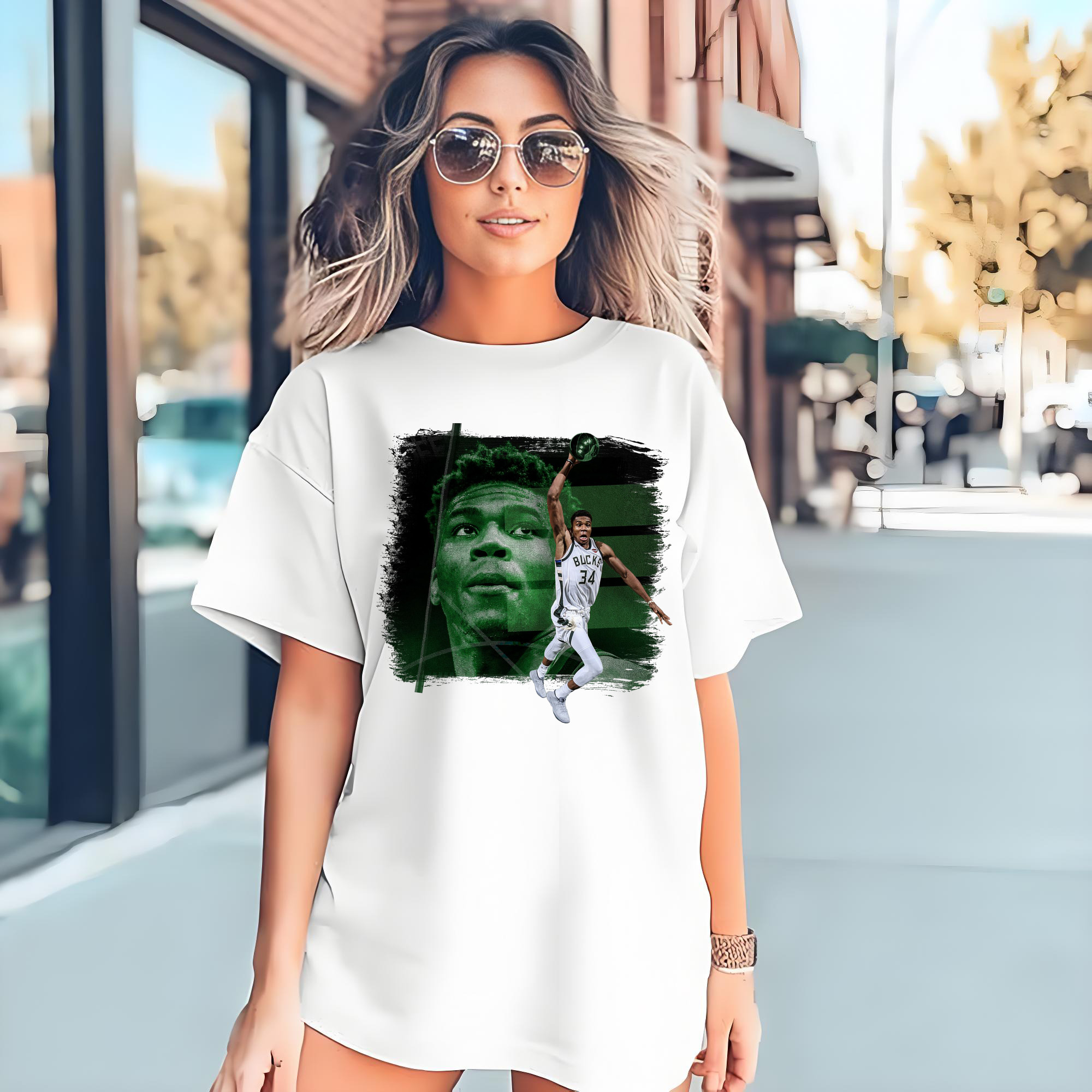 Giannis Antetokounmpo's slam dunk