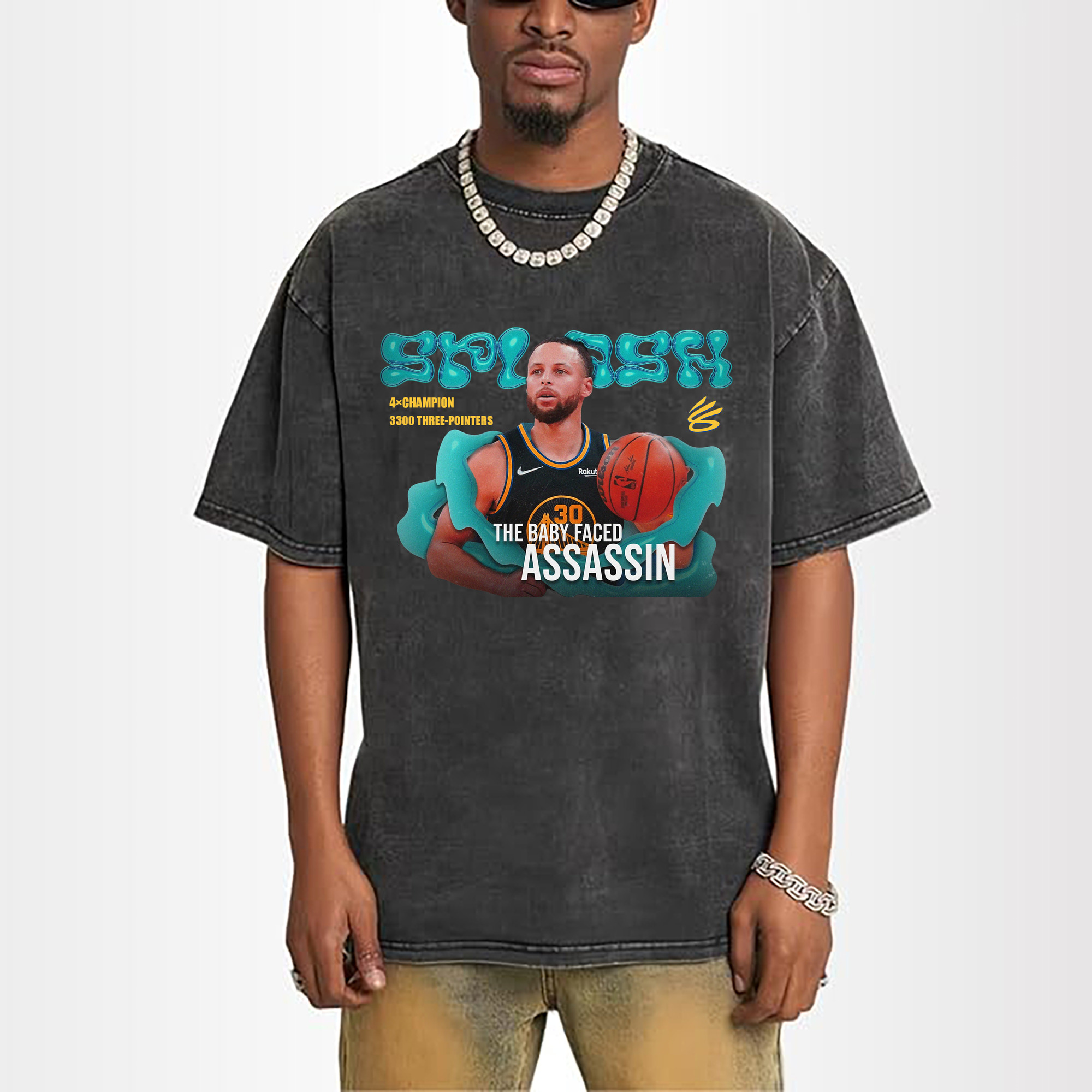 Stephen Curry Art “The Baby Faced assassin” logo Shirt