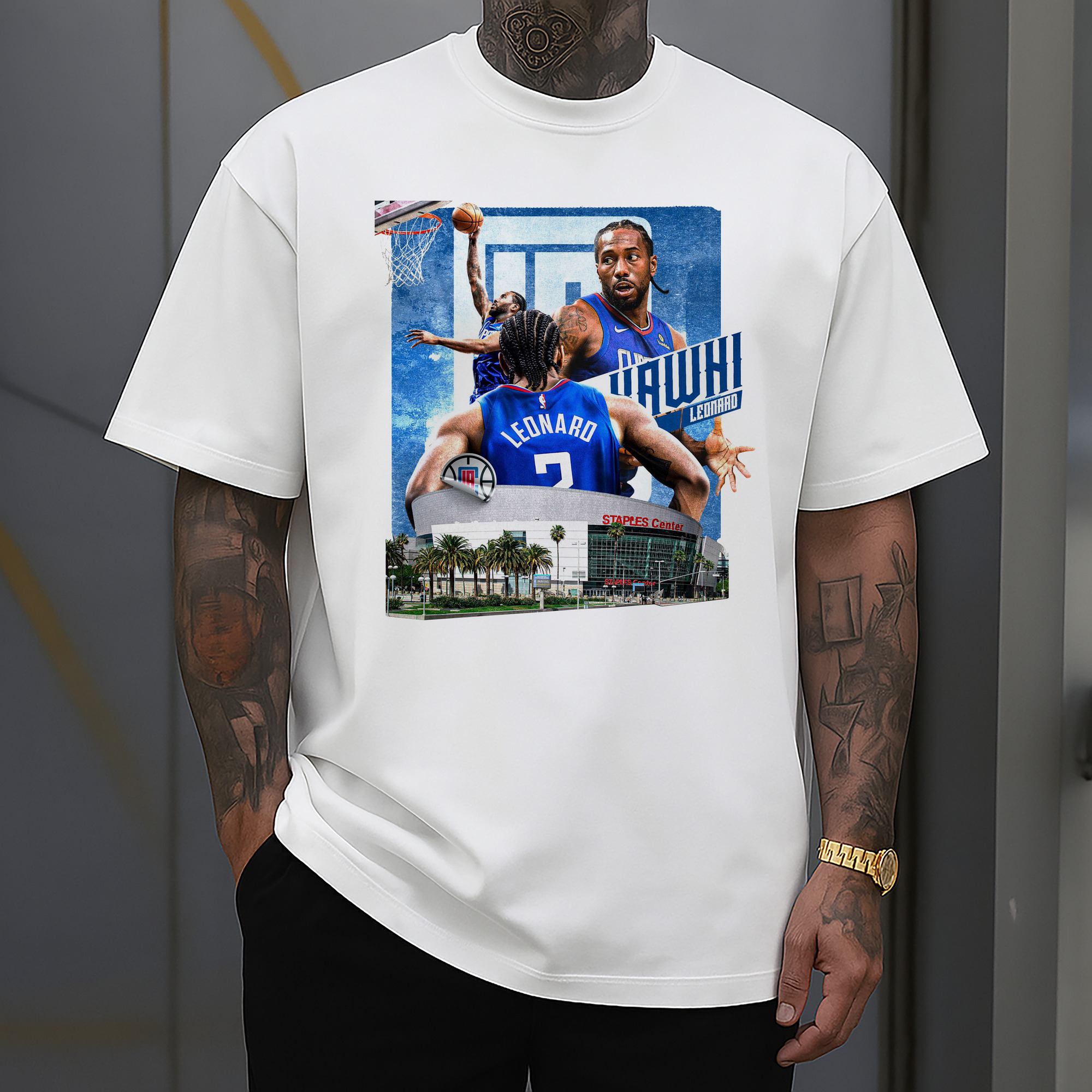 Kawhi Leonard LA Clippers Staples Center Vintage Shirt