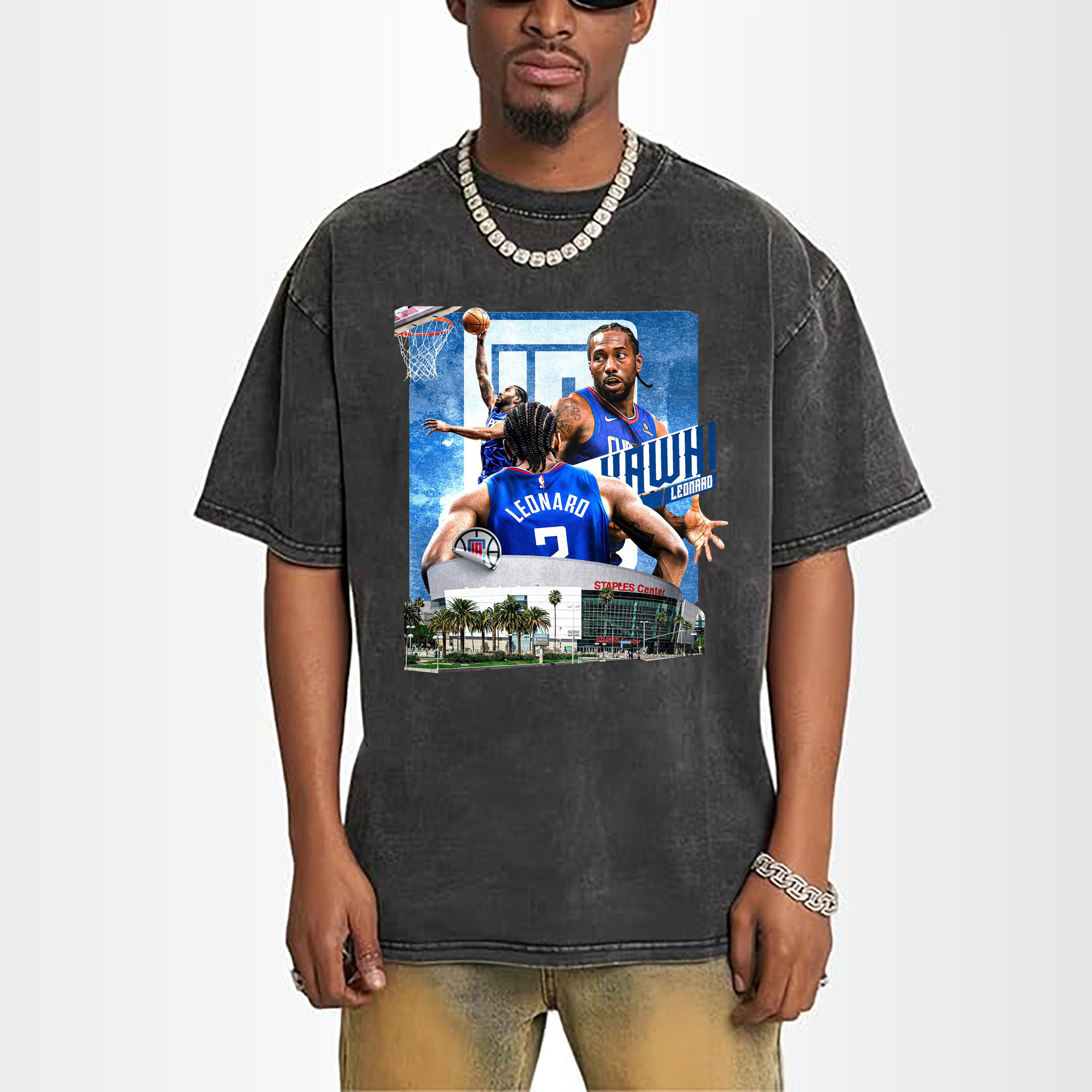 Kawhi Leonard LA Clippers Staples Center Vintage Shirt