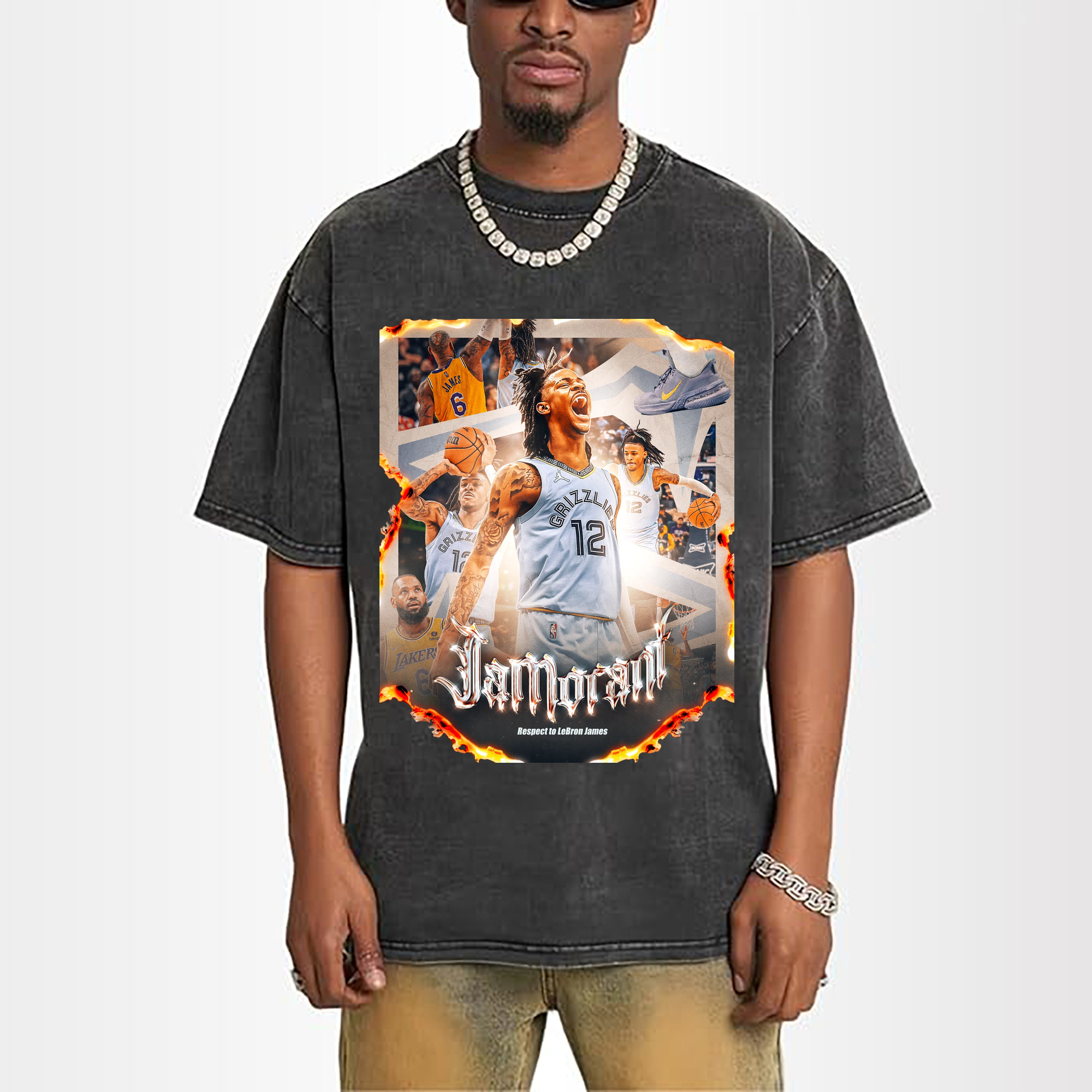Ja Morant Respect to LeBron James Limited Edition Shirt