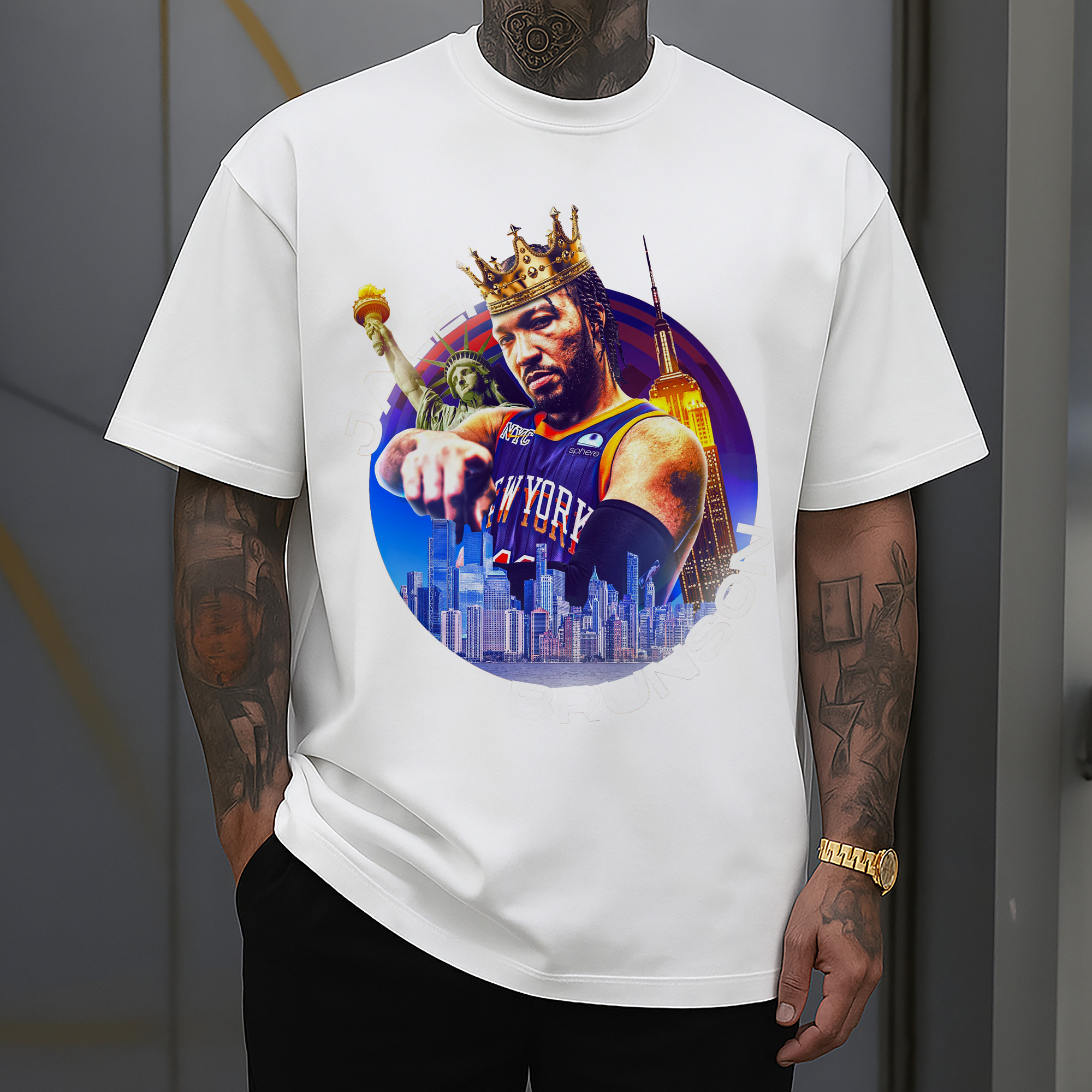 Jalen Brunson King of the New York Knicks Image Shirt