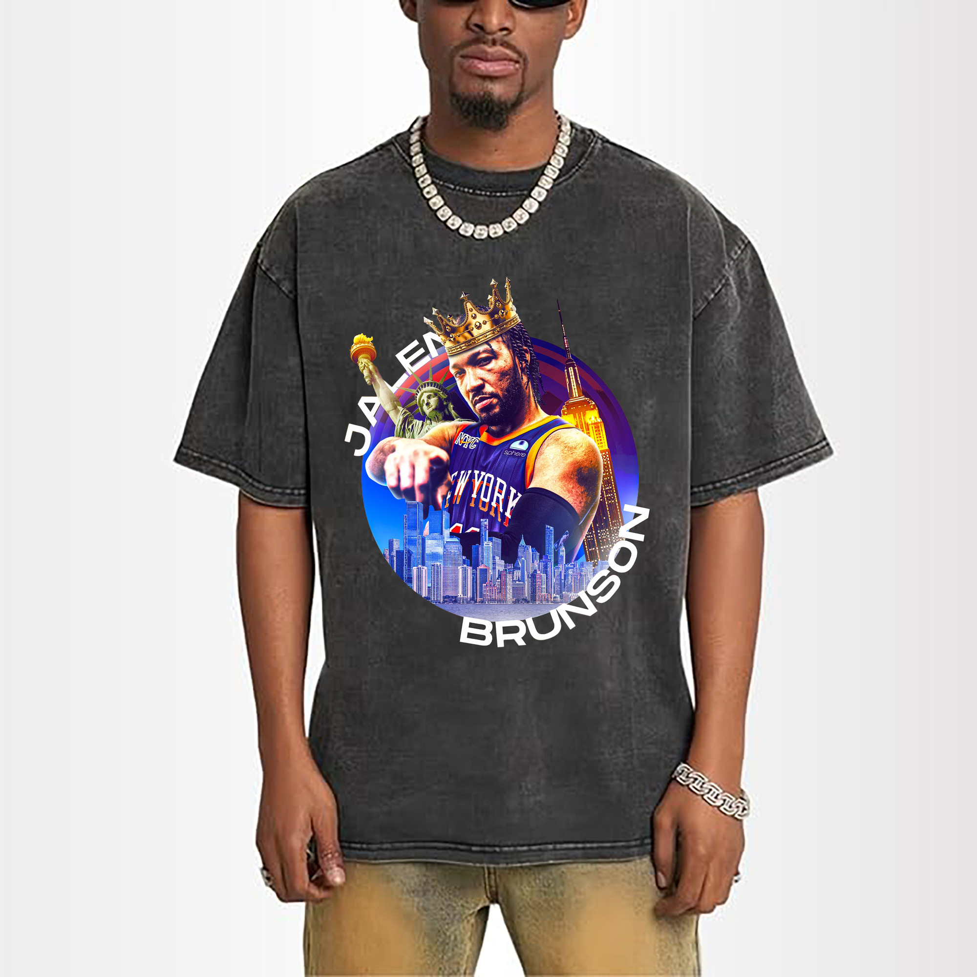 Jalen Brunson King of the New York Knicks Image Shirt