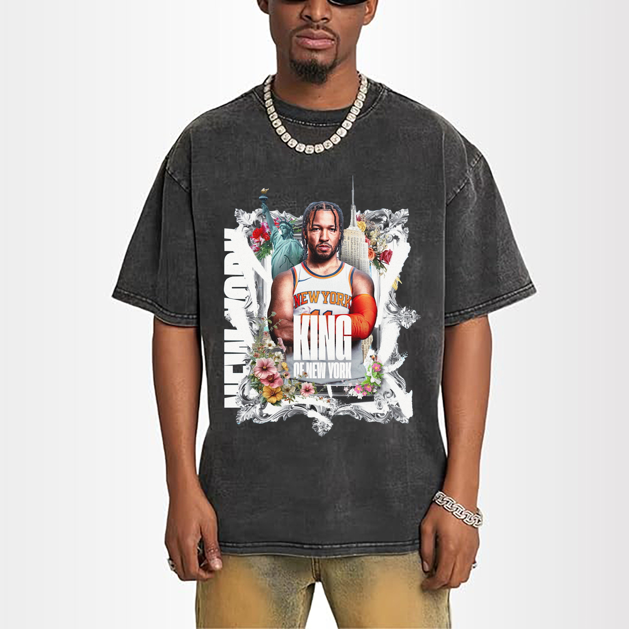 Jalen Brunson #11 King of the New York Knicks Fans Shirt