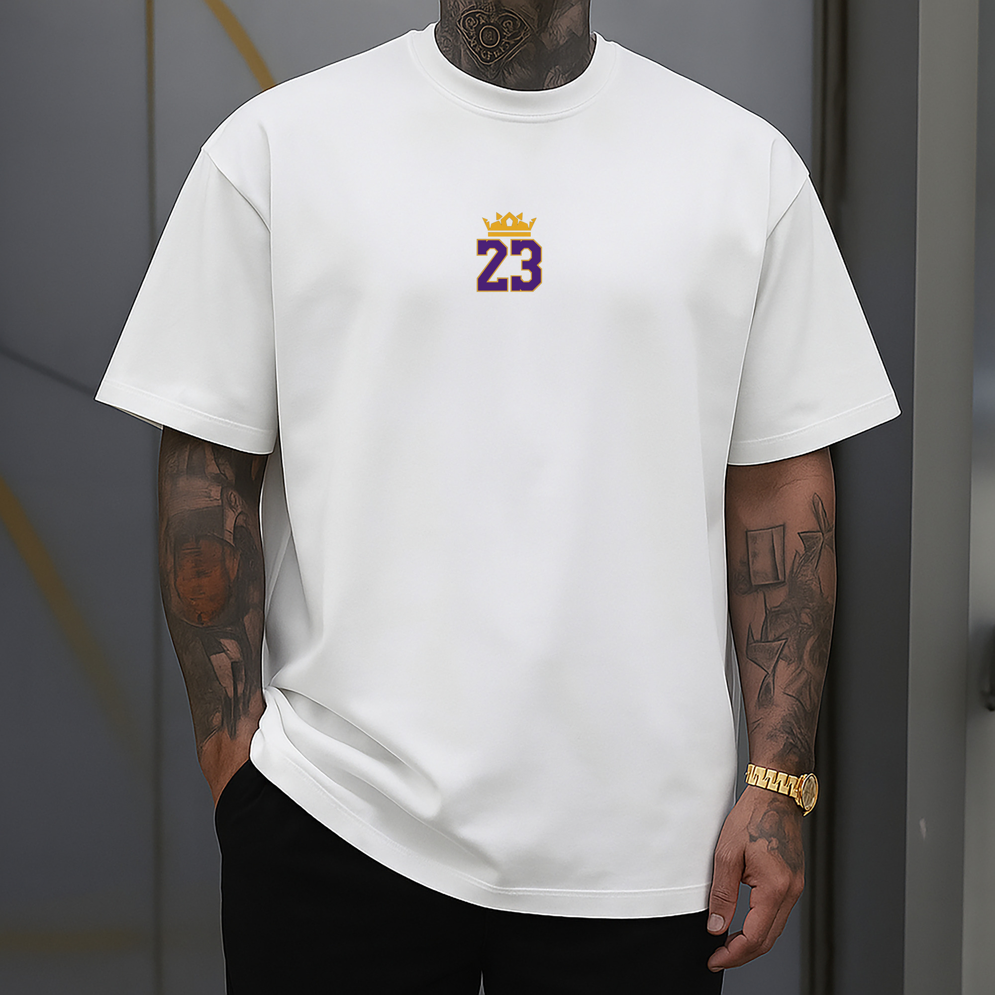 LeBron James crown&23 Logo Shirt
