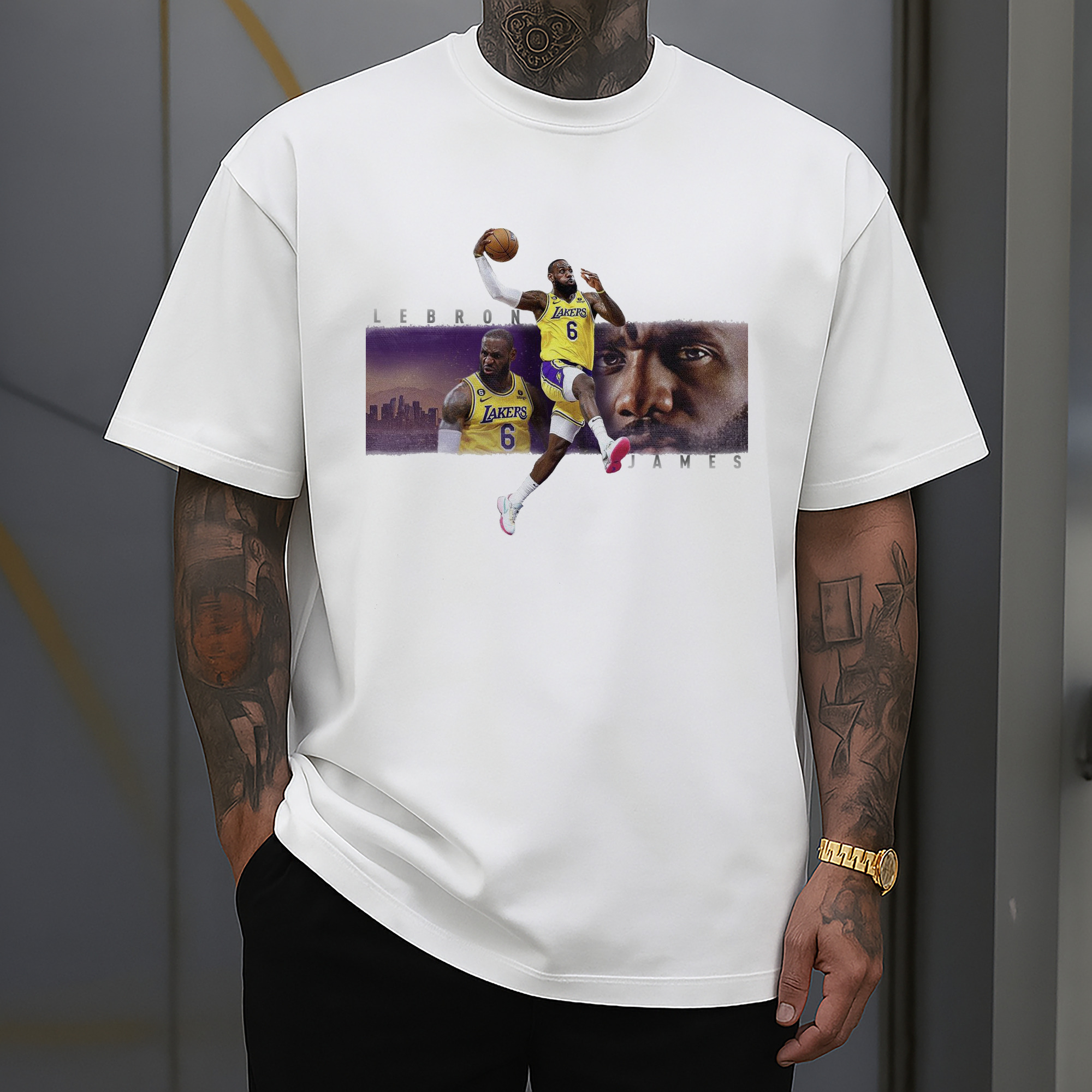 LeBron James slam dunk Shirt