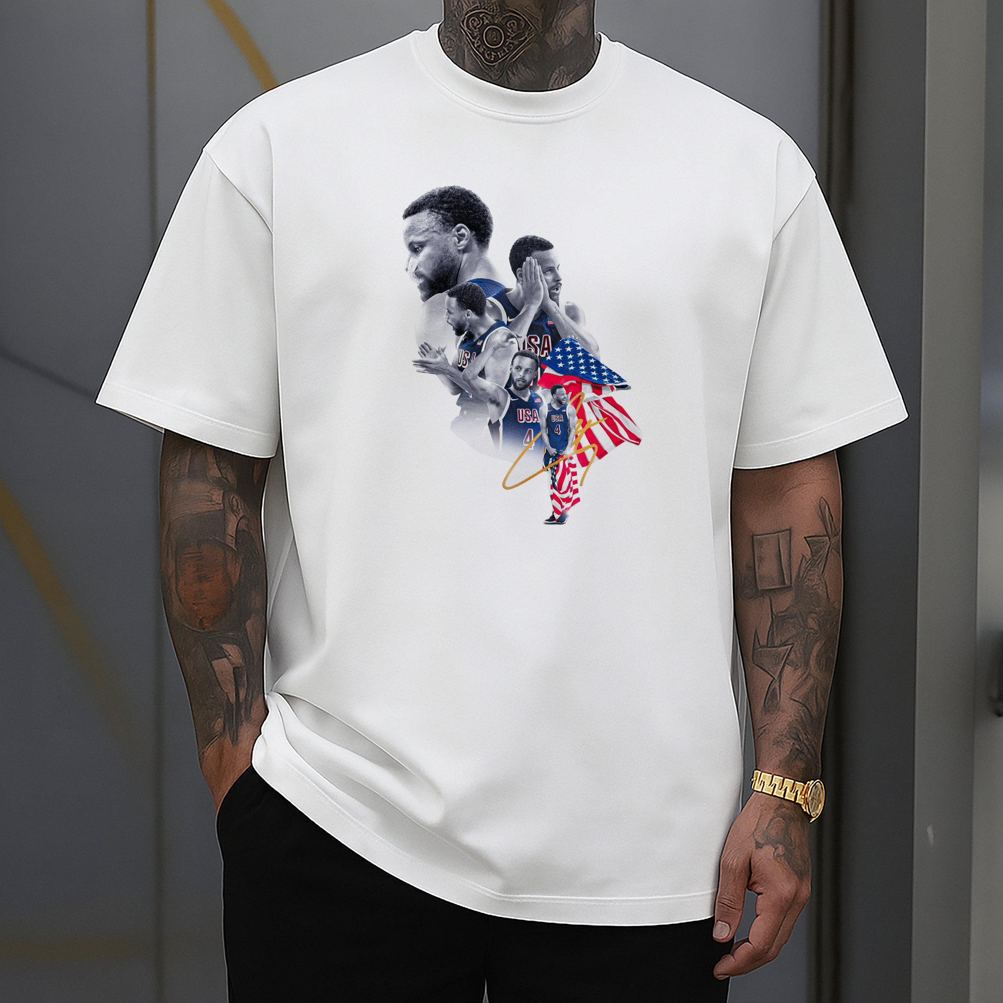 USA Basketball Curry #4 Shirt