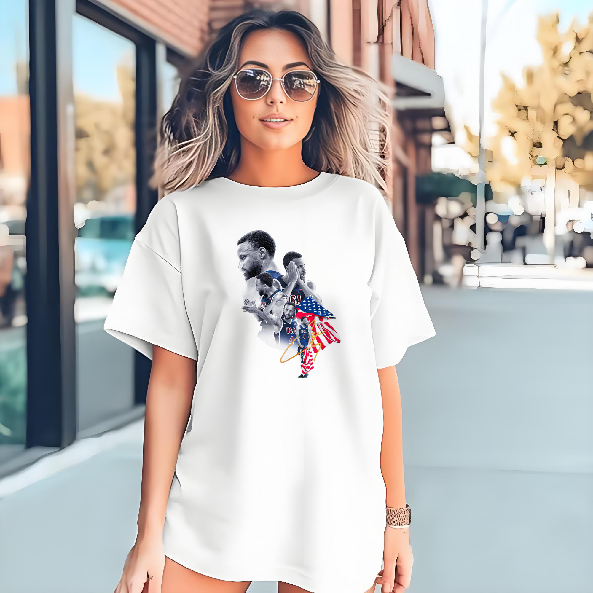 USA Basketball Curry #4 Shirt