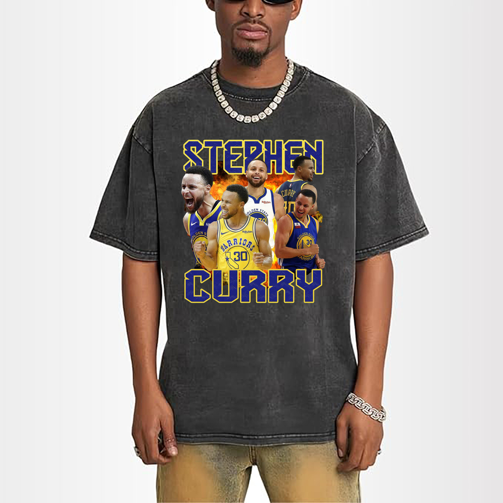 Stephen Curry Warrior Fire Shirt